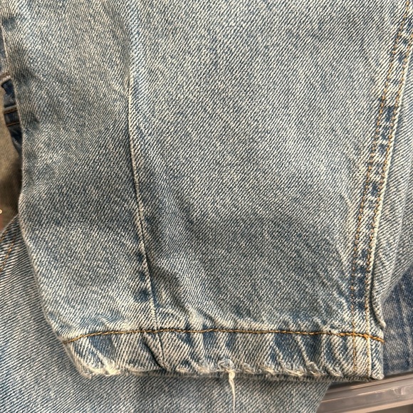 Zara pleated tapered slouchy fit barrel balloon leg jeans size 2 - Picture 6 of 6